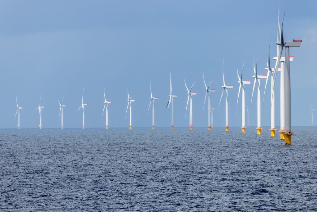 Offshore wind farm in Denmark