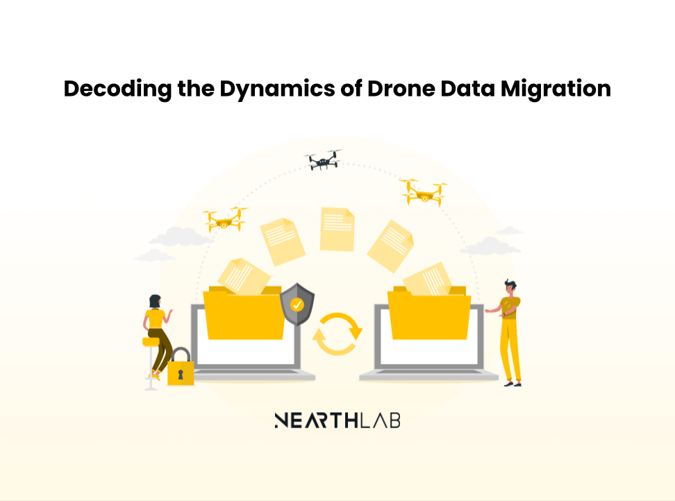 [Thumbnail Image] Data migration unfolding within the context of drone analytics  